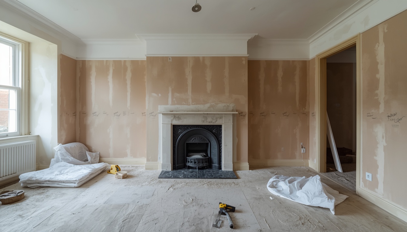 Maidstone renovation project ready for drylining quote